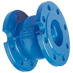 Clapet de non-retour fonte en GJL-250 toutes positions simple guidage à brides