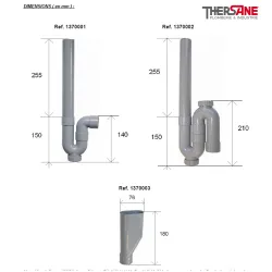 DIMENSIONS ( en mm ) 1370