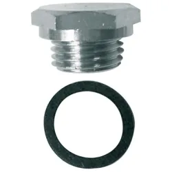 Bouchon laiton nickelé pour vanne à sphère à purge