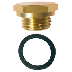 Bouchon laiton pour vanne à sphère à purge
