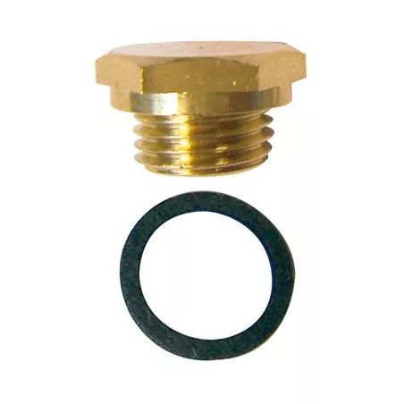 Bouchon laiton pour vanne à sphère à purge