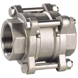 Clapet de non-retour système à disque 3 pièces acier inox ASTM A351 CF8M