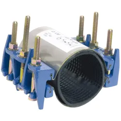 Collier de réparation et de jonction définitive pour tubes rigides 6 tirants