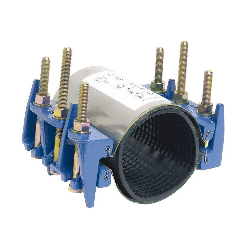 Collier de réparation et de jonction définitive pour tubes rigides 6 tirants