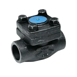 Clapet de non-retour à bille acier forgé A105N à levée verticale avec ressort chapeau boulonné