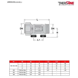 DIMENSIONS ( en mm ) 340 348