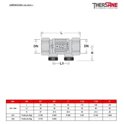 DIMENSIONS ( en mm 341 344