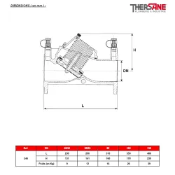 DIMENSIONS ( en mm ) 346