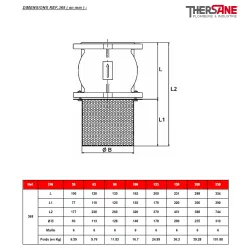 DIMENSIONS REF.368 ( en mm )