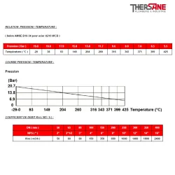 RELATION PRESSION - TEMPERATURE 243