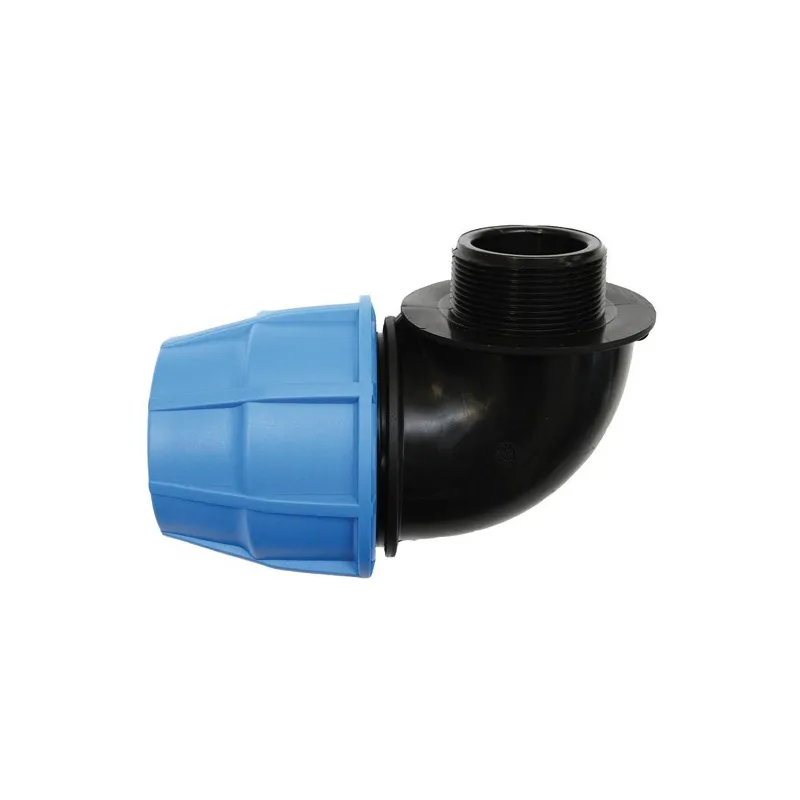 usine prix liste fabricant haute qualité eau en plastique raccords de  tuyauterie joint pp compression femelle coude