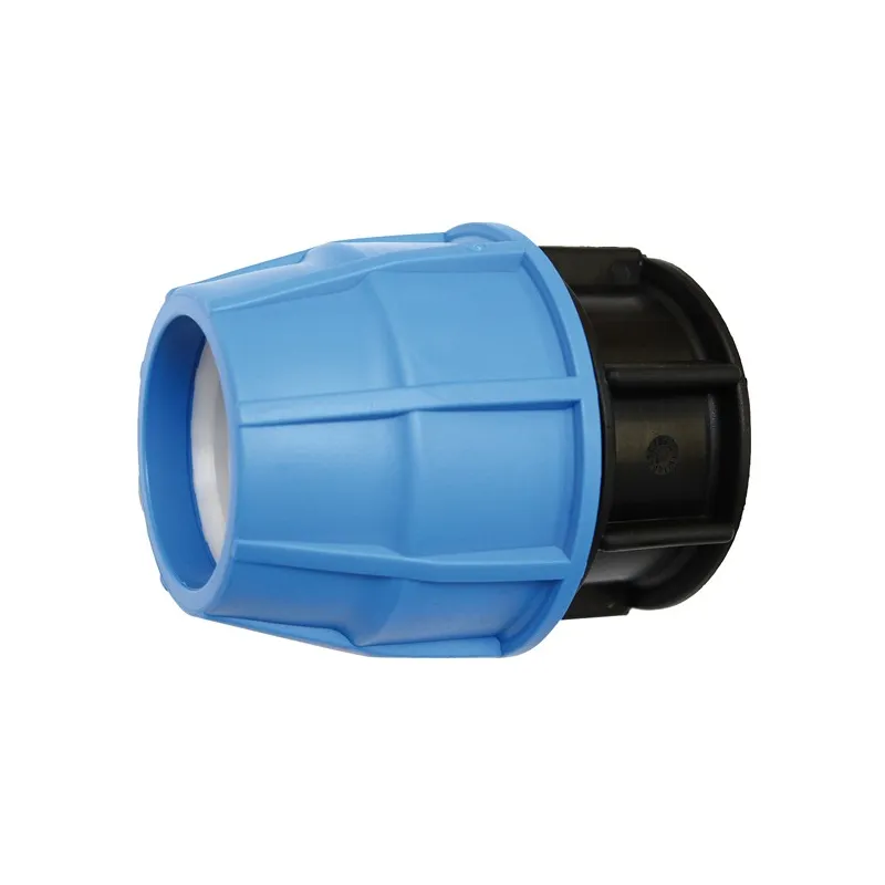 Raccord polypropylène bouchon à serrage extérieur
