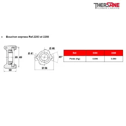 Bouchon express Ref.2283 et 2288