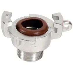 Raccord express acier inox mâle avec joint KFM