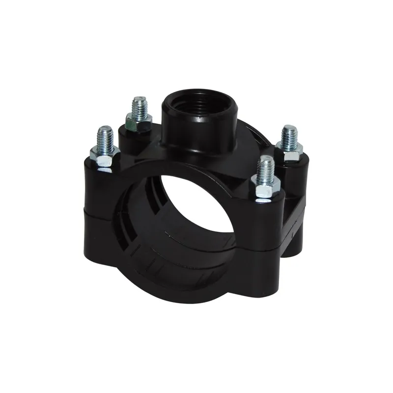 Collier de prise en charge polypropylène pour tube polyéthylène et PVC