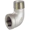 Raccord coudé 90° mâle - femelle acier inox ASTM A351 CF8M