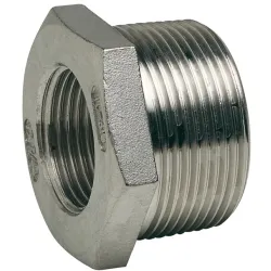 Raccord double réduction mâle - femelle acier inox ASTM A351 CF8M