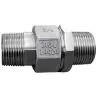 Raccord union 3 pièces usinés mâle - mâle acier inox ASTM A312 F316L BSP