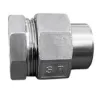 Raccord union 3 pièces usinés femelle à souder BW acier inox ASTM A312 F316L BSP