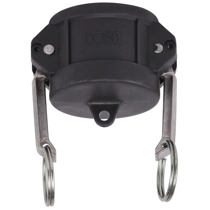 Raccord à cames polypropylène bouchon coupleur DC