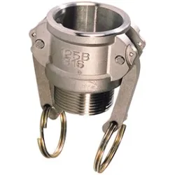 Raccord à cames inox coupleur mâle B