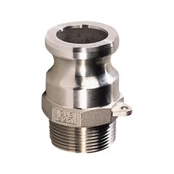 Raccord à cames inox adaptateur mâle F