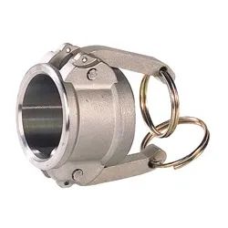 Raccord à cames inox bouchon coupleur DC