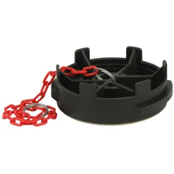 Raccord symétrique polypropylène bouchon à verrou BSP