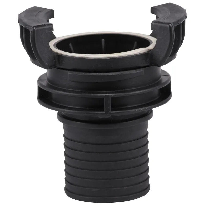 Demi raccord symétrique polypropylène à douille annelé à verrou BSP