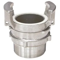 Raccord symétrique aluminium mâle à verrou BSP