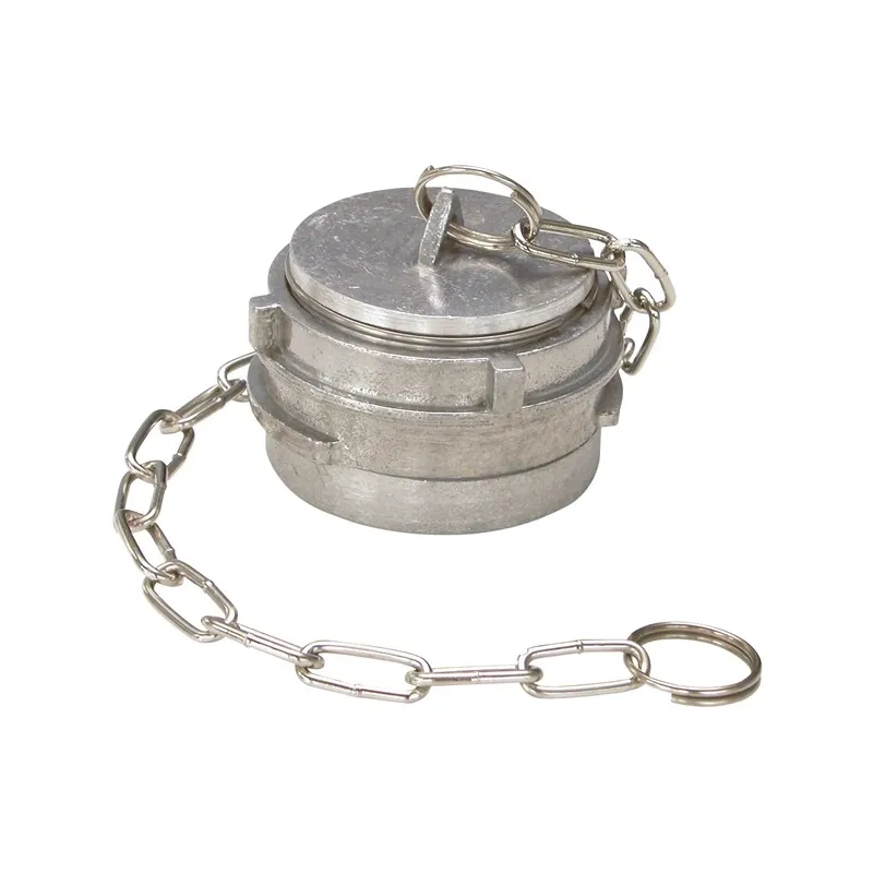 Raccord symétrique aluminium bouchon à verrou avec chaînette BSP