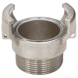 Raccord symétrique acier inox mâle sans verrou BSP