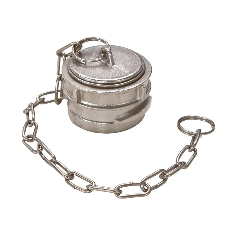 Raccord symétrique acier inox bouchon à verrou