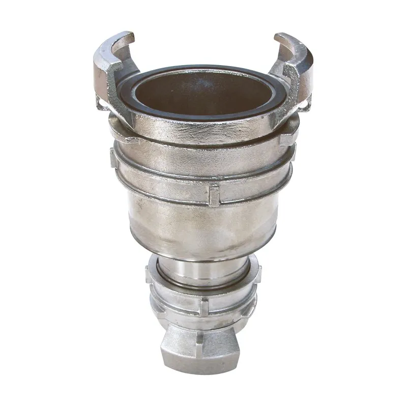 Raccord symétrique acier inox réduction à verrou