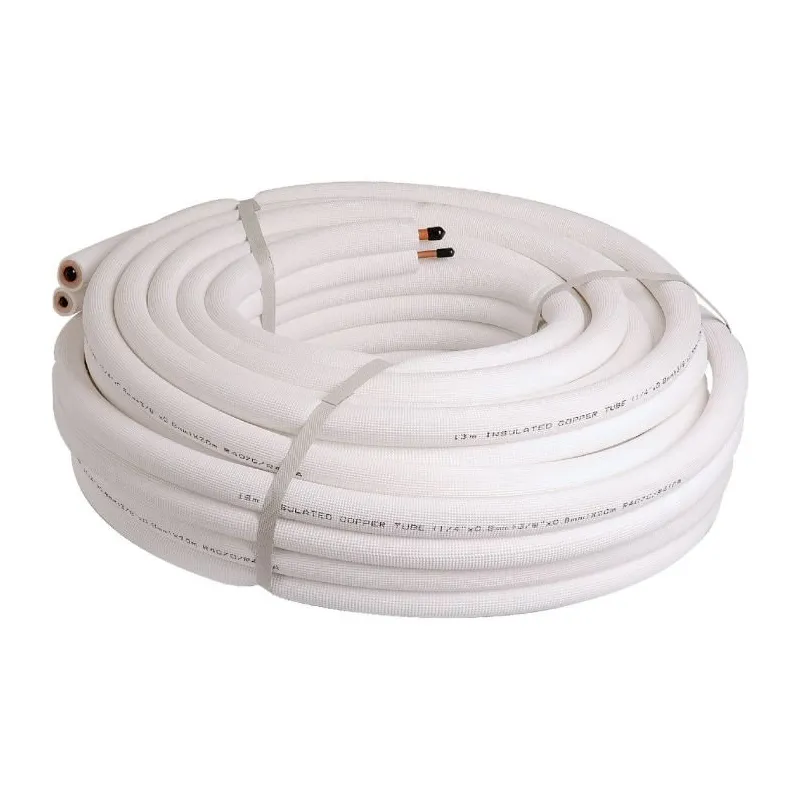 Couronne cuivre 25 mètres frigorifique isolé double