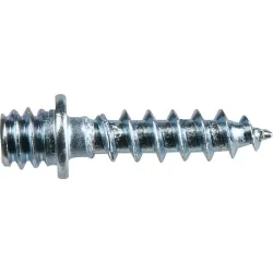 Patte à vis bois acier zingué 7 x 150