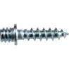 Patte à vis bois acier zingué 7 x 150
