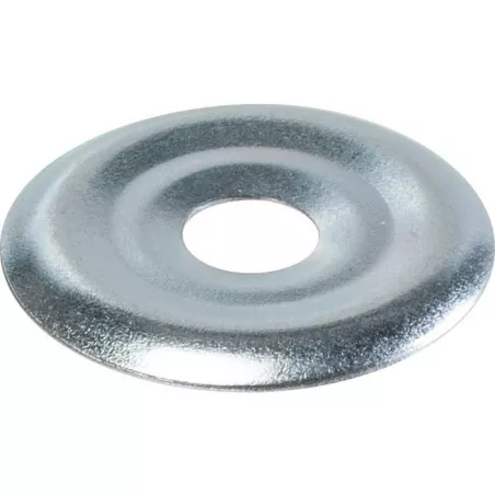 Rosace plate acier zingué