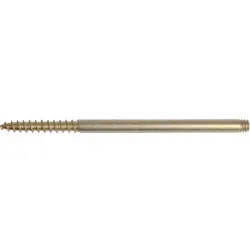 Patte à vis grande longueur acier zingué Ø7