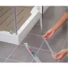 Joint tubulaire ou double lèvre bas de porte de douche translucide GEB