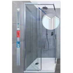 Joint côté de porte de douche coulissante