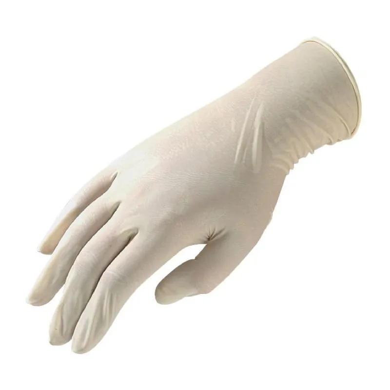 Gants latex jetables par boite de 100