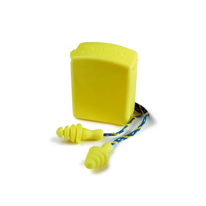 Paire de bouchon anti-bruit souples reliés + boîte