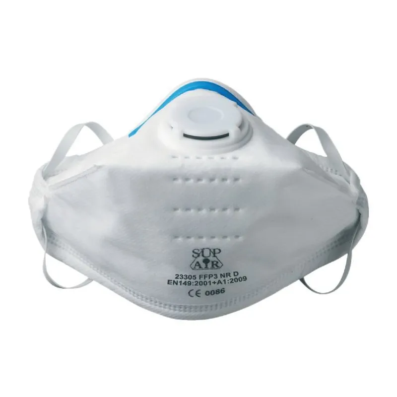 Masque pliable avec soupape FFP3 boîte de 20