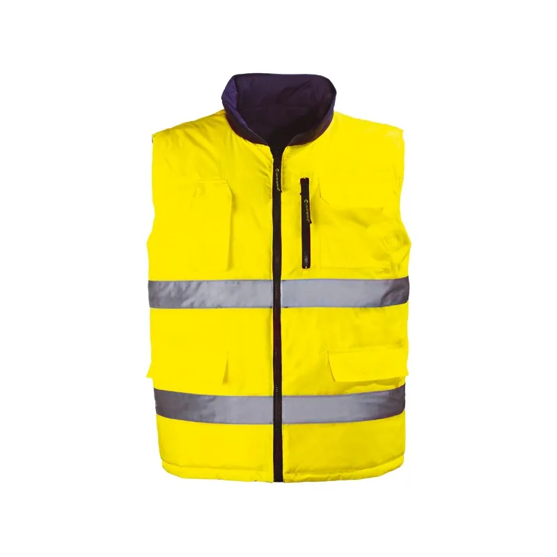 Gilet réversible HI-WAY YELLOW jaune VICE-VERSA
