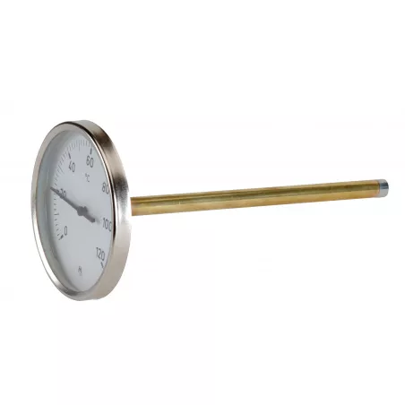 Thermomètre avec plongeur -30°C à 50°C doigt de gant Ø1/2"