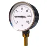 Thermomètre radial avec plongeur de 0°C à 120°C doigt de gant Ø1/2"