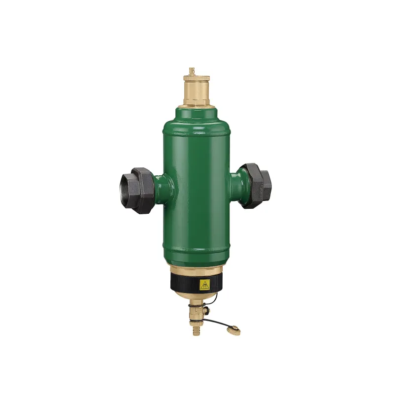 Dégazeur + pot de décantation acier raccords filetées