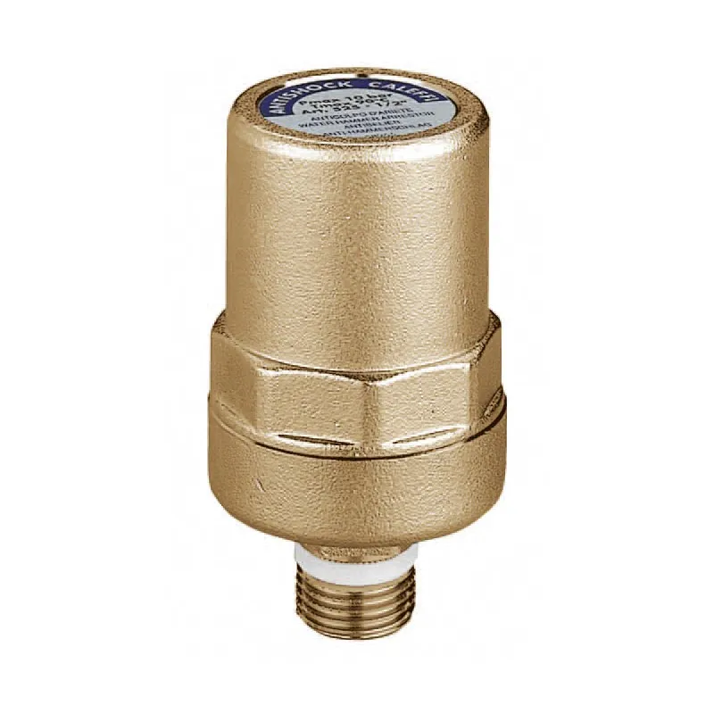 Anti-bélier laiton chromé montage en ligne MF 1/2"