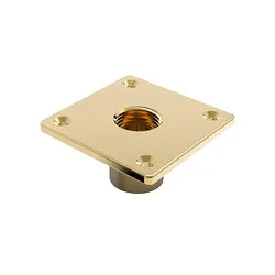 Kit fixation extérieur F1/2"-F1/2" plaque de raccordement arrivée d'eau laiton